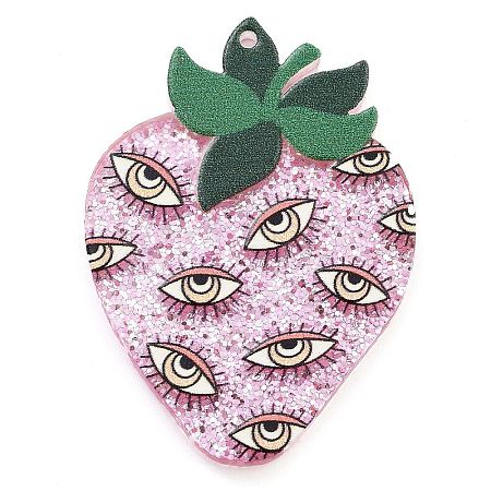 Halloween Printed Acrylic Pendants MACR-M048-02F-1