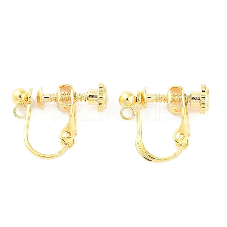 316 Stainless Steel Clip-on Earring Findings X-STAS-K274-09G-1