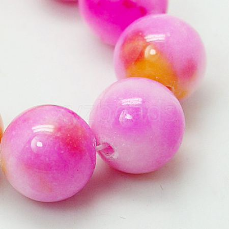 Jade Beads Strands G-D264-10mm-XH09-1