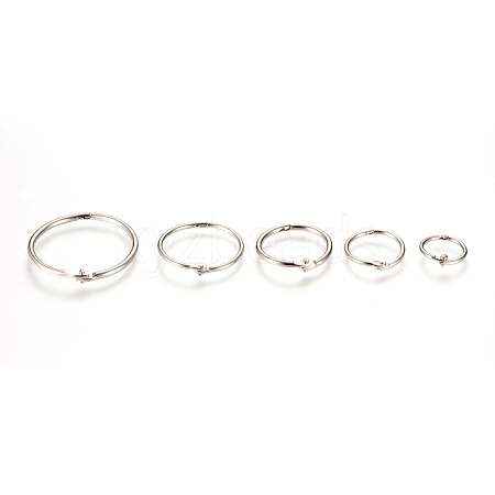 Iron Loose Leaf Book Binder Hinged Rings LS-X-IFIN-T004-03P-1
