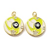 Real 18K Gold Plated Brass Pendants KK-L209-009G-01-1