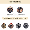20Pcs 4 Colors Alloy Beads FIND-PA0001-11-2
