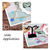 500Pcs 10 Colors Transparent Frosted Acrylic Pendants MACR-YS0001-03-11