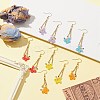 Butterfly Dangle Earrings for Women EJEW-MZ00104-2