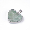 Natural Green Aventurine Pendants STAS-T043-01I-2