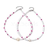 2Pcs Summer Beach Glass Seed Beaded Necklaces NJEW-JN05019-5