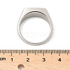 316L Stainless Steel Natural Malachite Finger Rings for Women RJEW-U054-02C-01P-5