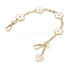 Alloy with Plastic Imitation Pearl for DIY Keychains AJEW-CJC0005-05G-01-1