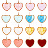 SUNNYCLUE 48Pcs 8 Colors Acrylic Pendants FIND-SC0005-18-1