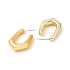Polygon Acrylic Stud Earrings EJEW-P251-11-3