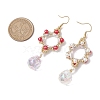 GLass Dangle Earrings EJEW-MZ00255-02-3