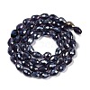 Transparent Electroplate Glass Beads Strands LS-EGLA-N013-T4mm-B06-2