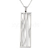 Non-Tarnish 201 Stainless Steel Pendant Necklaces NJEW-S105-JN613-45-1-1