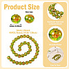 1 Strand Handmade Glod Sand Lampwork Beads Strands LAMP-TA0002-09E-4