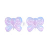 Transparent Spray Painted Glass Beads LS-GLAA-N035-025-G03-3