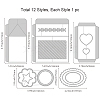 Carbon Steel Cutting Dies Stencils DIY-WH0309-1094-6