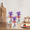 25Pcs Printed Cotton Organza Dried Flower Storage Drawstring Bags with Ribbon ABAG-SP0001-56A-6