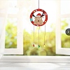 Christmas DIY Diamond Painting Pendant Decoration Kits DIAM-PW0010-24D-1