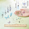 SUNNYCLUE DIY Fairy Butterfly Earring Making Kits DIY-SC0020-18-3