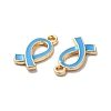 Alloy Enamel Pendants ENAM-D043-04G-08-2