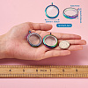 2Pcs 2 Style Alloy Magnetic Locket Pendants PALLOY-TA0002-33M-8