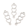 Tibetan Style Alloy Connector Charms PALLOY-R143-14AS-1