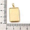 Tarot Card Brass Enamel Pendents KK-R212-02G-03-3