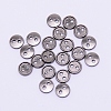 Alloy Mini Buttons PALLOY-WH0076-49B-B-1