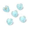 Crackle Moonlight Style Glass Rhinestone Cabochons RGLA-J015-B-IO-2