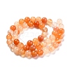 Natural Carnelian Beads Strands G-N0006-8mm-17-4