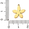 304 Stainless Steel Pendants STAS-Z204-01G-04-3