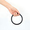 ABS Plastic Ring Shape Purse Handle AJEW-CA0001-14-3