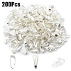 200Pcs Iron Snap on Bails IFIN-YW0003-74S-1