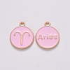 Alloy Enamel Pendants X-ENAM-S124-01B-09A-1