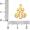304 Stainless Steel Pendants STAS-Z204-01G-05-3