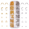 SUNNYCLUE Brass Crimp Beads Covers KK-SC0001-09-1