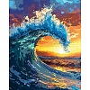 Waves DIY Diamond Painting Kit PW-WG6C5B1-05-1