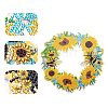 Sunflower Wreath with Bees DIY Diamond Painting Display Kits PW-WG006BE-01-1