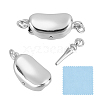 925 Sterling Silver Box Clasps STER-GO0001-68B-P-1