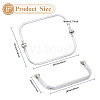 Aluminium Alloy Tube Purse Frames DIY-WH0569-58B-2