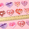 14Pcs 7 Styles Valentine's Day Transparent Acrylic Pendants OACR-FS0001-98-5
