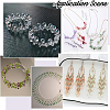 200Pcs 20 Colors Handmade Lampwork Beads LAMP-GA0001-11-7