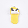 Handmade Polymer Clay Pendants CLAY-S093-04D-1