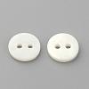 2-Hole Freshwater Shell Buttons BUTT-S020-23-10mm-2