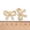 Brass Micro Pave Cubic Zirconia Pendants KK-B083-15G-3