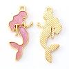 Alloy Enamel Pendants X-ENAM-N054-021D-3