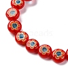 Handmade Millefiori Lampwork Beads Strands LAMP-G164-12A-3