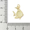 Brass Enamel Pendants KK-C110-22A-01G-3