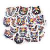 50Pcs Colorful Graffiti Animal Theme PVC Waterproof Stickers STIC-Z003-06-1