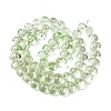 Transparent Electroplate Glass Beads Strands EGLA-N012-06C-2